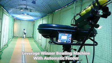 Leverage Winner Bowling Machine with Autofeeder