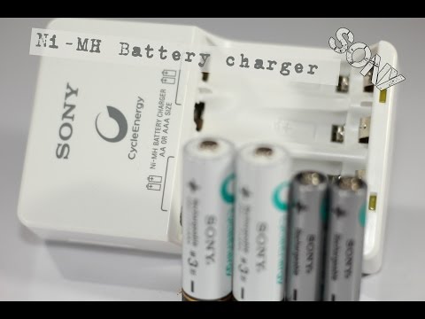 Sony Cycle Energy NIMH AA/AAA Battery Charger BCG-34HHN