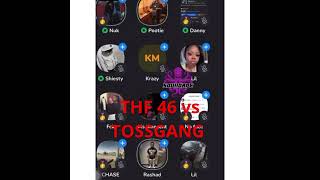 THF 46 vs TOSSGANG on Clubhouse dissing each other fallen members #vonoff1700 #lildurk #chicago