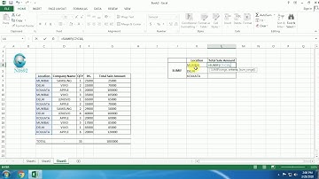 Advanced excel in marathi SUMIF Function