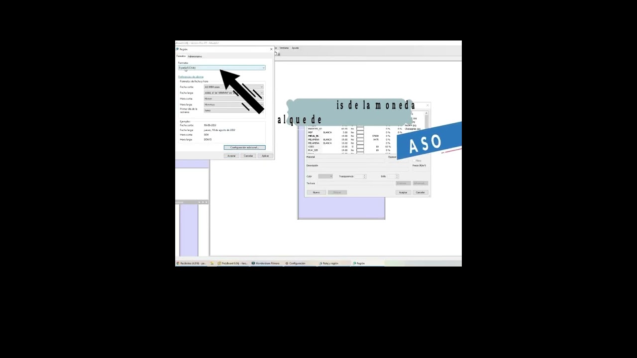 Cambiar tipo de moneda en Polyboard