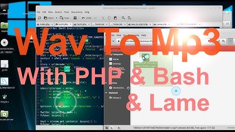 Linux Bash Convert Wav To Mp3 With PHP & Bash & Lame