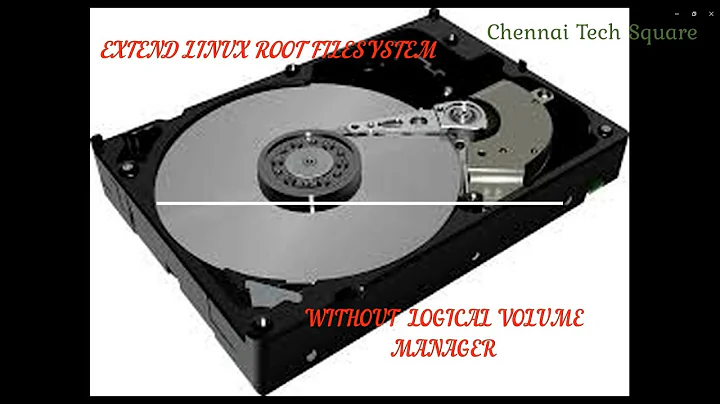 HOW TO EXTEND ROOT FILESYSTEM / LINUX / WITHOUT LVM