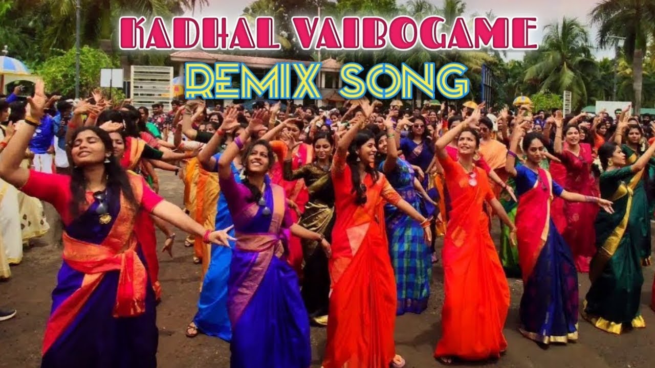 Kadhal Vaibogame Remix Song  College Girl Dance    Remix 