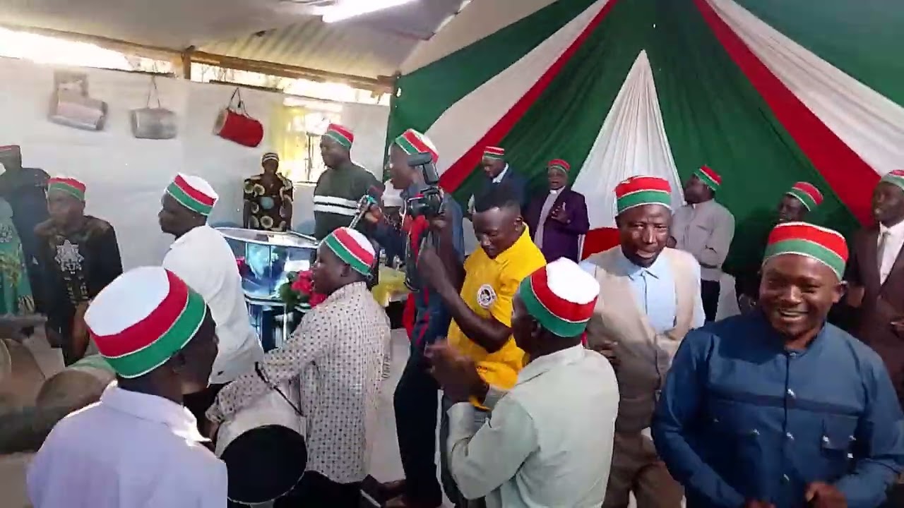 noonkopir cabinet celebrating the first visit of African divine church Archbishop CHABUGA