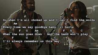 Always Remember Us This Way (Lyric - Chord) - Lady Gaga Resimi