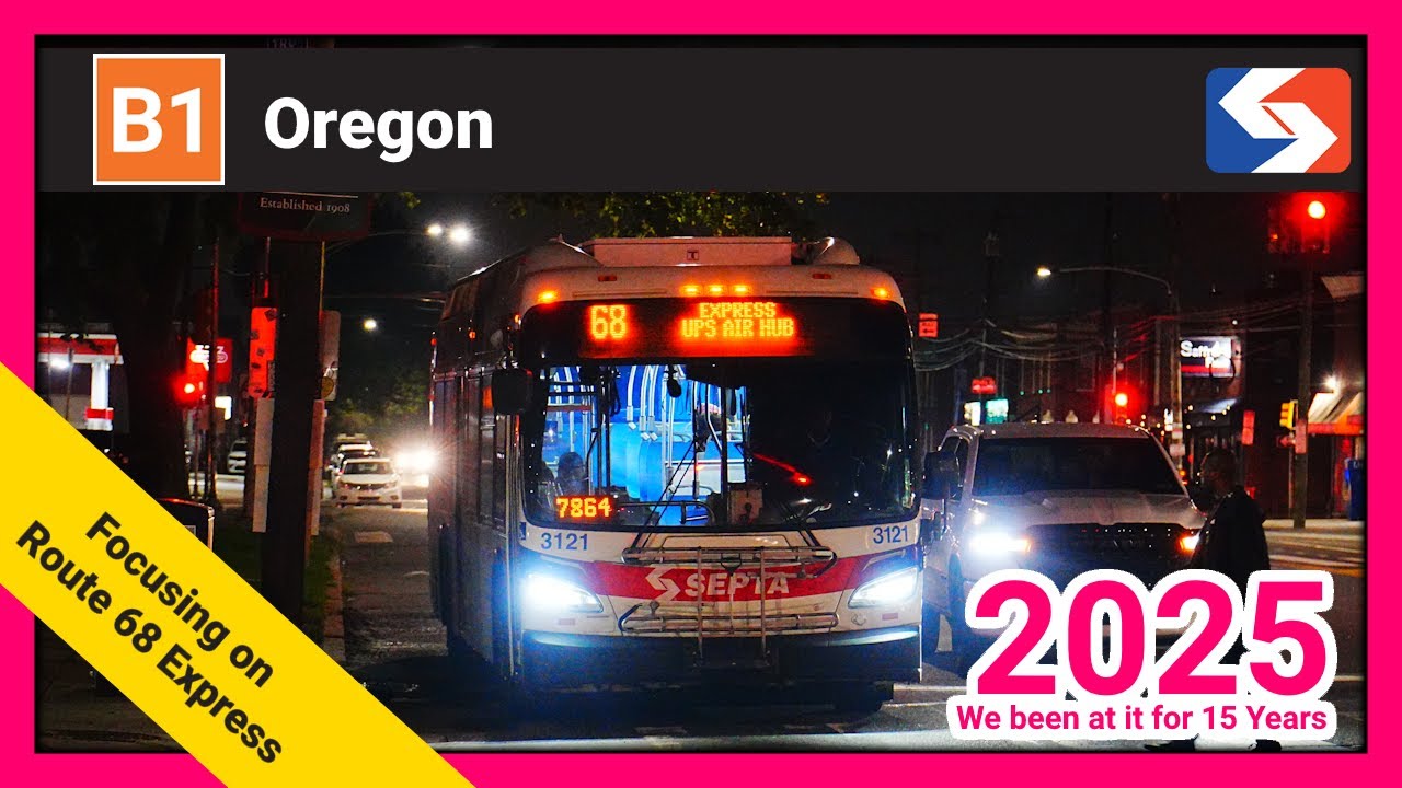 South Philadelphia: Broad and Oregon Including Route 68 Express - SEPTA TrAcSe 2025