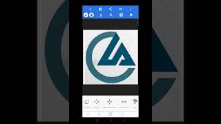 Monogram logo design tutorial on smartphone  screenshot 5