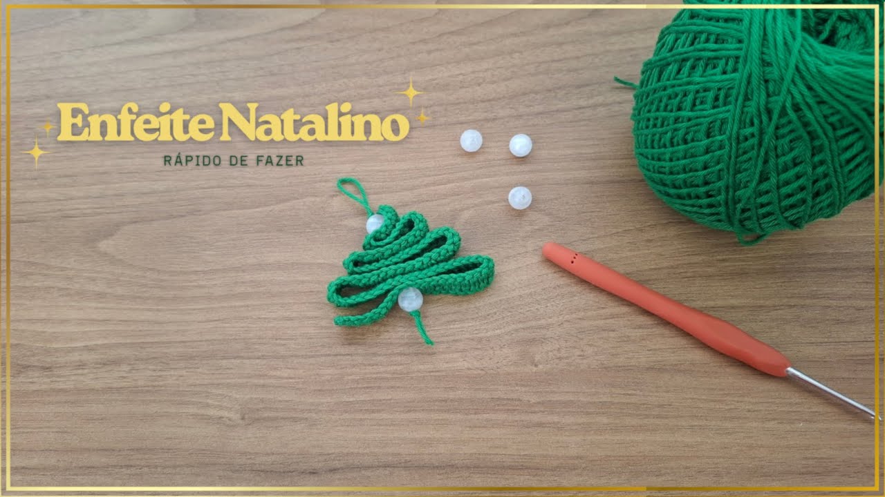 Enfeite de Natal em Crochê: Rápido, Fácil e Econômico!