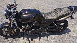 cb400 idle sound, fresh java black pearl paint job