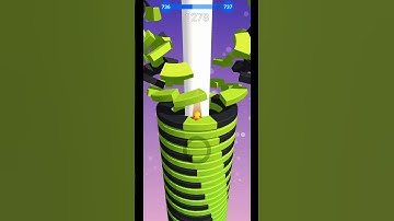 STACK BALL 3D GAMEPLAY SPEED COLOR GAME 🎮 LEVEL 736😀😃😄😆#shorts #shortsfeed #gameplay