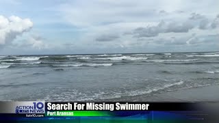 Search continues for missing swimmer
