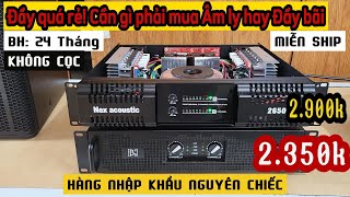 Đẩy quá rẻ! Cần gì phải mua Âm ly hay Đẩy bãi| 2 kênh chỉ từ 2.300k| Lựa chọn tiêu dùng thông minh