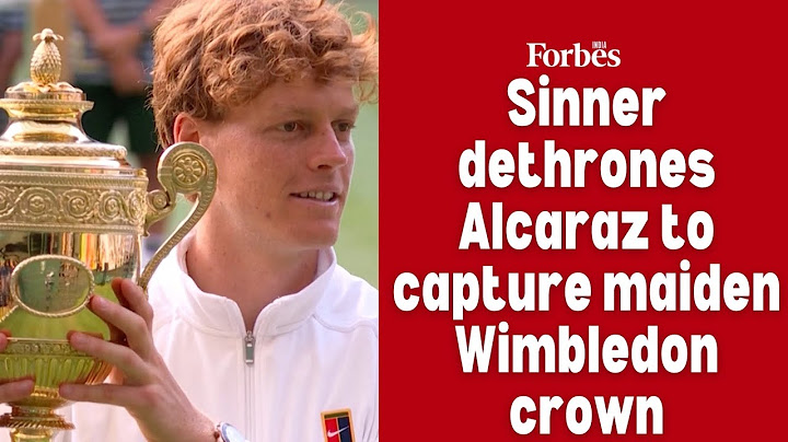 Sinner dethrones Alcaraz to capture maiden Wimbledon crown