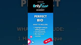 Perfect OnlyFans Bio - 3 Tips 💙
