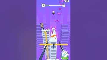 Roof Rails - All Levels Gameplay Android,ios (Level 11)