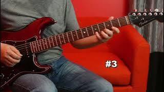 5 Intro Guitar điệu Slow rock | Tông D