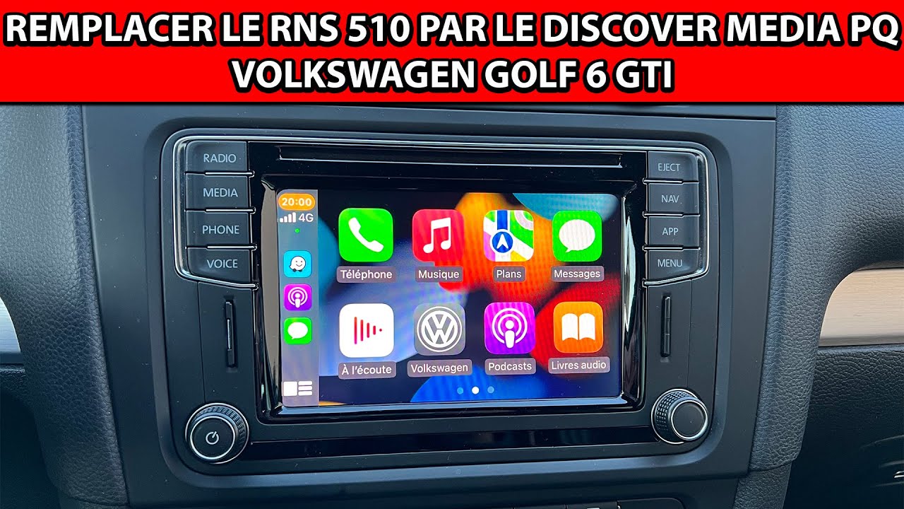 POSTE RCD 510 VW autoradio avec Ecran Tactile - Pièces automobiles