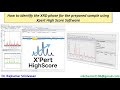 How to Identify the #XRD Phase for the #Prepared Sample using #X’Pert #High Score #Software#Tamil#