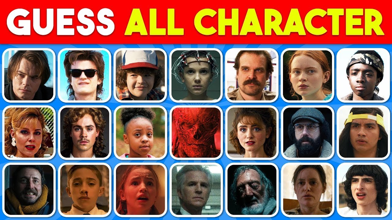 Guess the Stranger Things Character 👀 | EASY → IMPOSSIBLE | Stranger Things Characters Recap