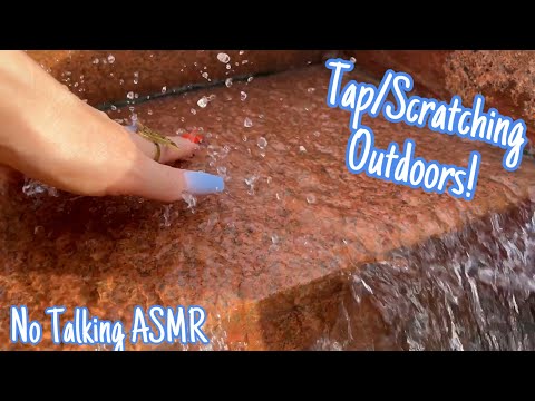 ASMR * Outdoor Tapping & Scratching * Park & Gardens * No Talking * ASMRVilla