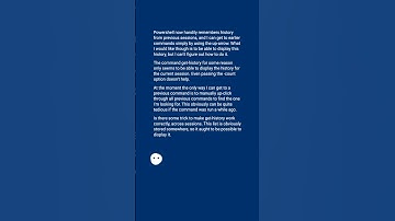 View full history for powershell, not just current session #shorts