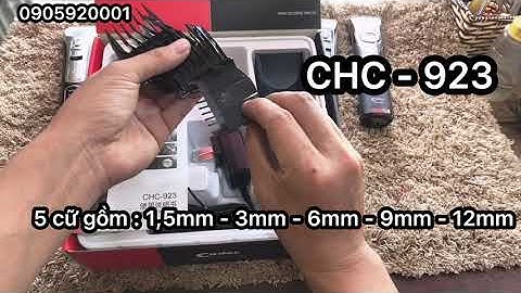 Review tông đơ codos CHC - 918 - 919 - 923 - 925 - 969 - 975 - 980