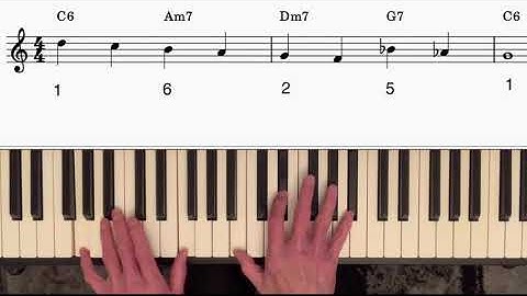 Explaining The Barry Harris Harmonic Method For Classical Pianists Lesson 4 "The 6th On The 5th!"