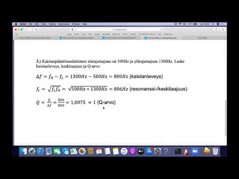 Video: Kun differentiaalivahvistinta käytetään yksipäätteisenä?