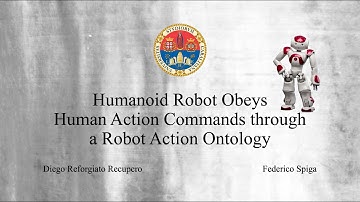Humanoid Robot Obeys Human Action Commands through a Robot Action Ontology