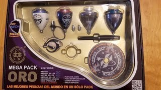 Trompos Space MEGA Spin Top Gift Pack Unboxing and Reiew. screenshot 5