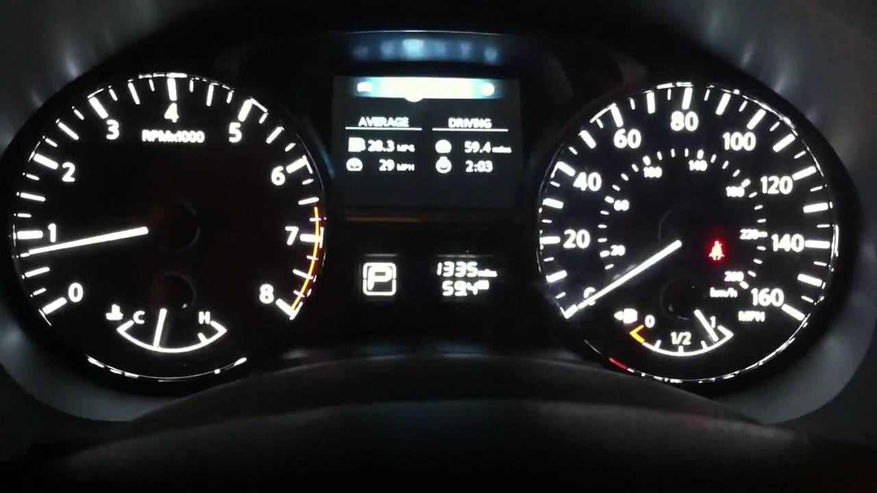2017 Nissan Altima Gauge Cer On Start Up You 2017 Nissan Altima Gauge Cer On Start Up