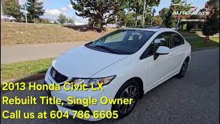 2013 Honda Civic LX Sedan