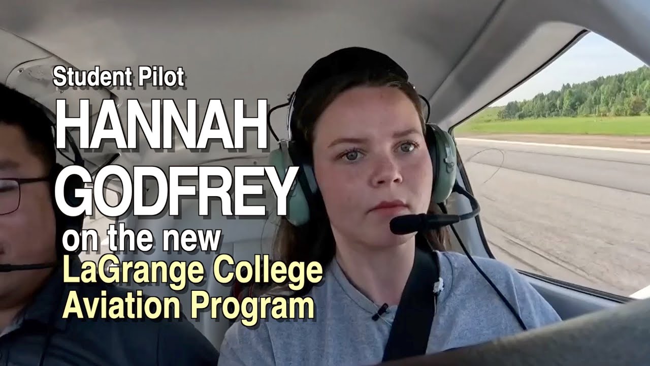Student pilot HANNAH GODFREY YouTube