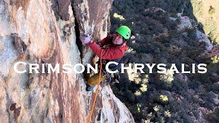 Climbing Crimson Chrysalis // Red Rocks
