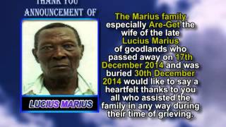 Lucius Marius thank you