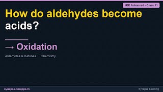 Oxidation | JEE Advanced Class 11 Chemistry | Synapse