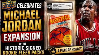 Upper Deck Celebrates Michael Jordan Expansion with Historic Signed Rookie Fleer Packs