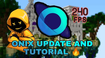 Onix client Update & Tutorial How to Download| FPS BOOST CLIENT