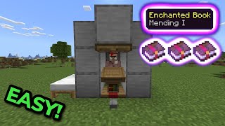 EASIEST WAY TO GET MENDING ENCHANTED BOOKS in Minecraft Bedrock (MCPE/Xbox/PS/Switch/PC)