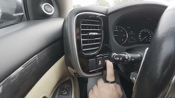 Mitsubishi Outlander 2017–2022 – Alerte d’attention conducteur activer/désactiver