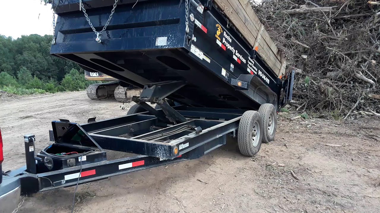 My Iron Bull Dump Trailer Rocks YouTube