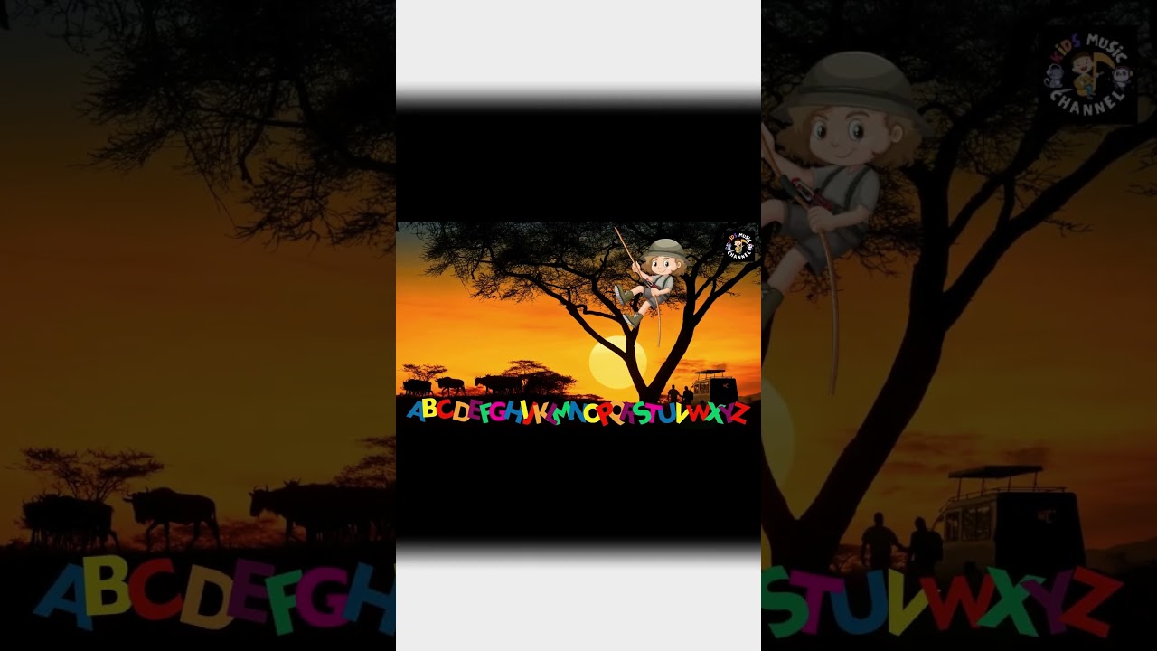 Letter Safari Train | Alphabet Song for Kids 