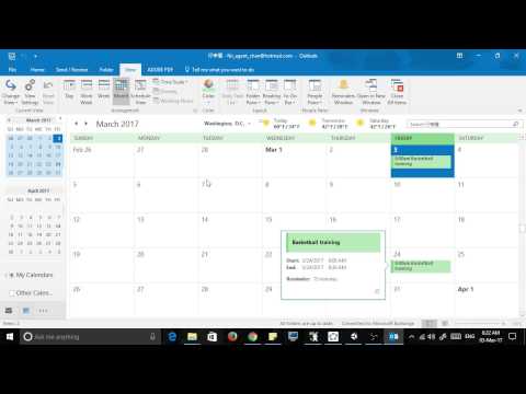 How to export list of dates for recurring calendar meetings / appointments from MS Outlook to Excel