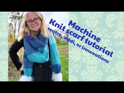 How to Make Scrunchies on your Addi/Sentro Knitting Machine!