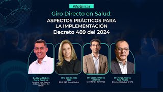 Giro directo en salud. Aspectos prácticos decreto 489 2024.