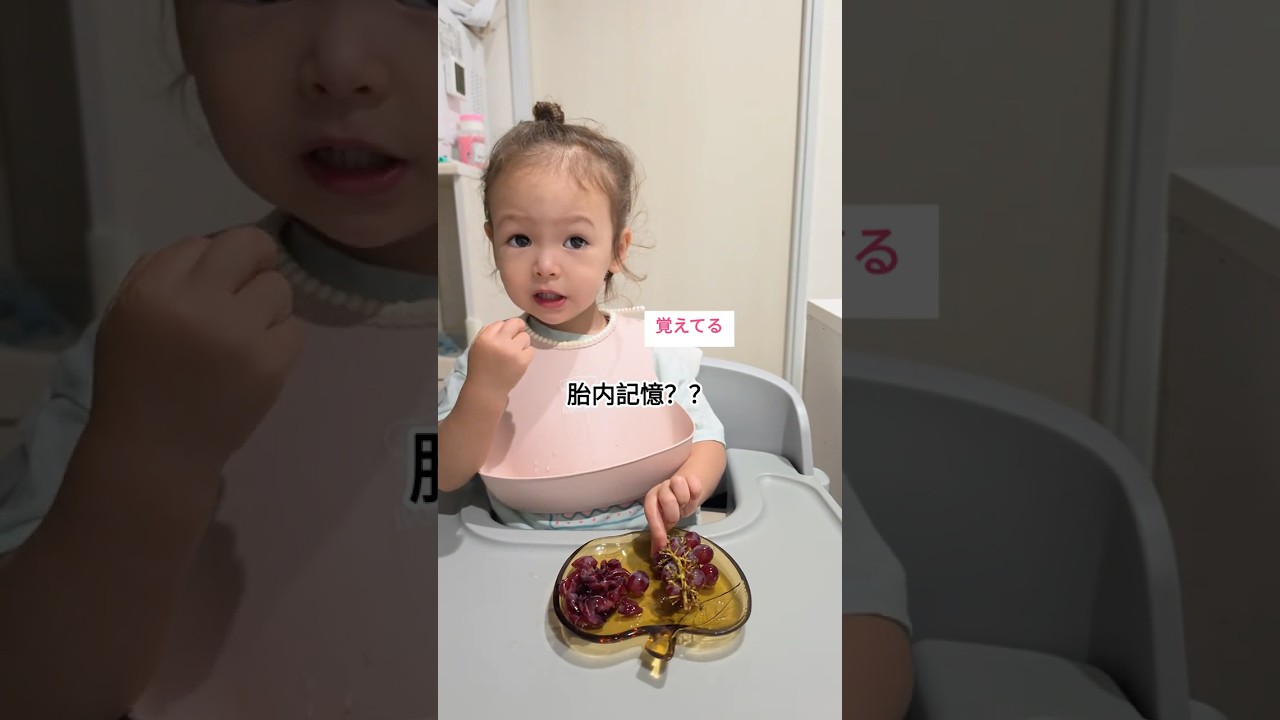 胎内記憶って本当にあるのかな？？ #ハーフベビー #朝ごはん #赤ちゃん