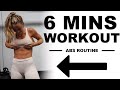 6 mins abs w exercise ball