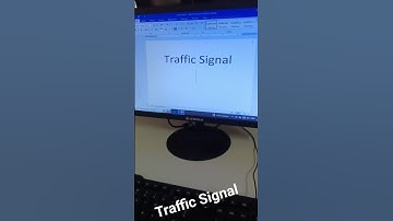 Ms Word Me Traffic Signal Ka Symbol Banana #shorts #viral #reels #trending #youtube #education