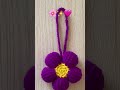 crochet flower 🌼 key chain❤️